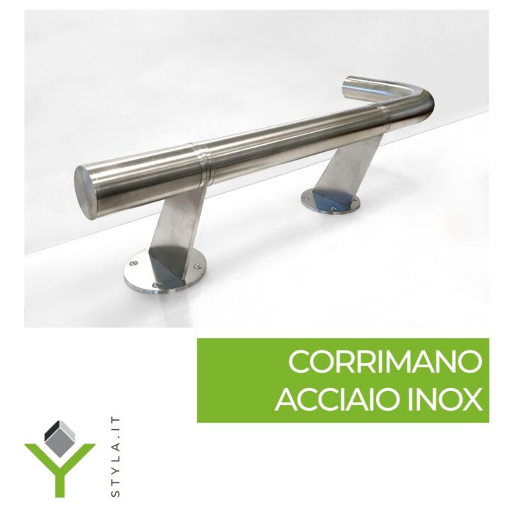 Corrimano in inox styla protezioni murali